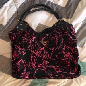 Black and Pink Roxy Purse